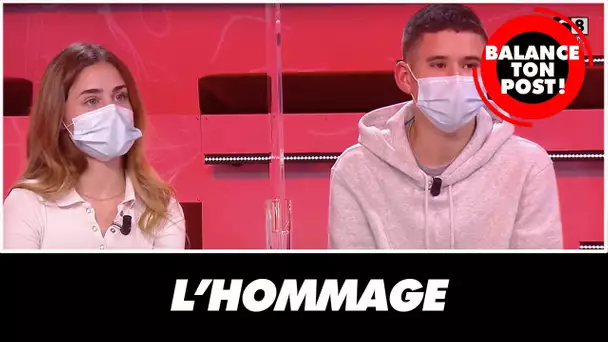 Julie et Sofiane rendent hommage à leur professeur, Samuel Paty