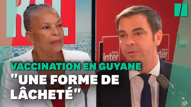 Vaccination en Guyane: Véran s'en prend à Taubira