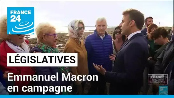 Législatives en France : Emmanuel Macron en campagne • FRANCE 24