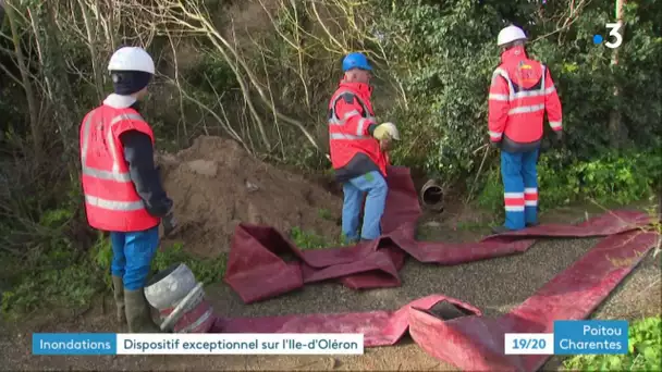 Inondations : dispositif exceptionnel sur l'île d'Oléron