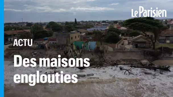 Brésil : une cité balnéaire engloutie par la montée des eaux