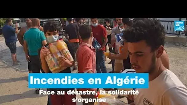 Incendies en Algérie : face au désastre, la solidarité s’organise • FRANCE 24