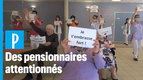 « Pensez à nous » : le message touchant des résidents d'un EHPAD à leurs familles