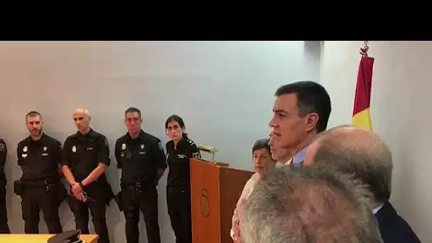 Catalogne : Pedro Sanchez au chevet des policiers blessés