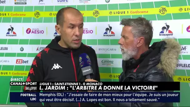 Jardim : "L'arbitre a donné la victoire"