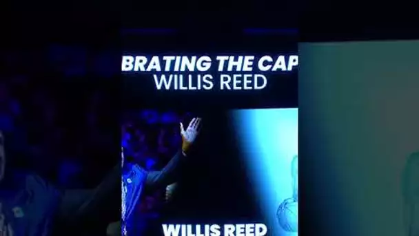 A Moment Of Silence For "The Captain" Willis Reed In MSG 🙏 | #shorts