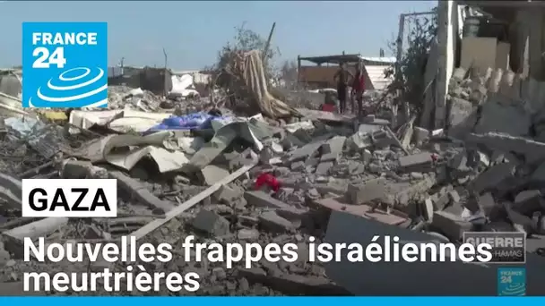 Gaza visée par de nouvelles frappes israéliennes meurtrières • FRANCE 24