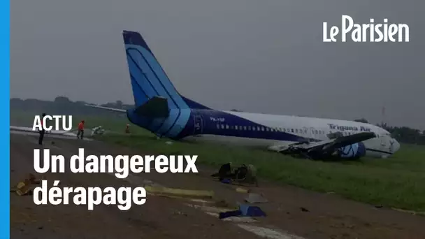 Sortie de piste pour un Boeing 737 à l'atterrissage en Indonésie