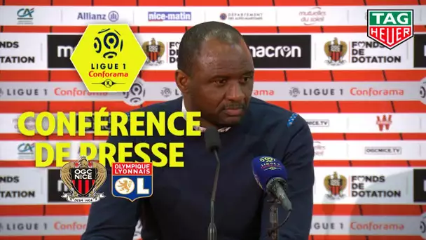 Conférence de presse OGC Nice - Olympique Lyonnais (1-0) / 2018-19