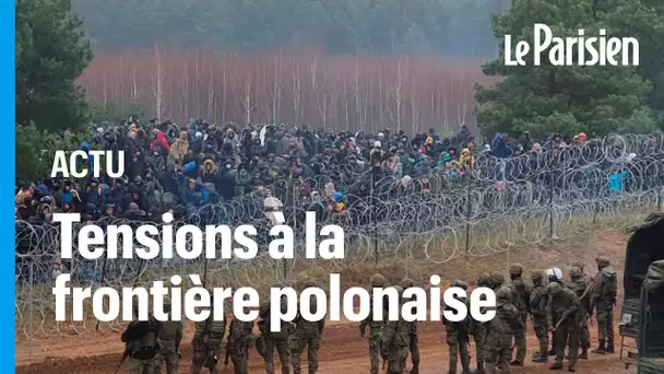 Des milliers de migrants à la frontière polonaise, le ton monte avec le Biélorussie