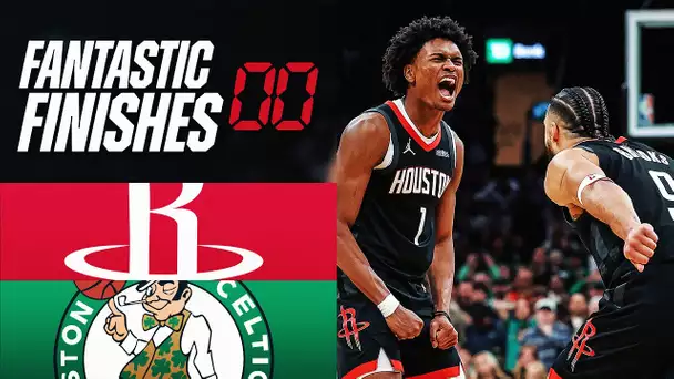 Final 5:44 CRAZY ENDING! 🤯 Celtics vs Rockets | January 27, 2025