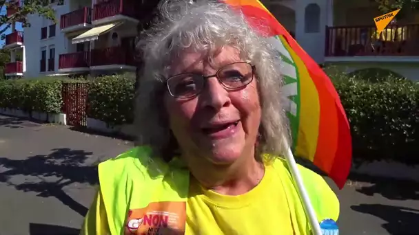 Les anti-G7 manifestent à Hendaye