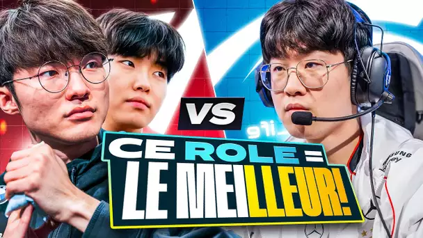 FAKER vs ZEUS🔥QUEL RÔLE EST LE MEILLEUR NIVEAU PRO? (LA REPONSE)