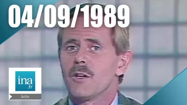 20h Antenne 2 du 04 septembre 1989 - Archive INA