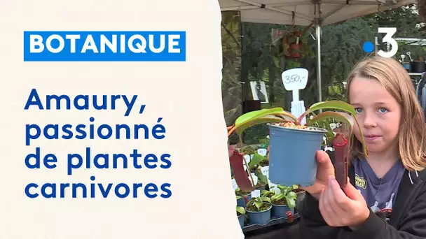 Congrès des plantes carnivores au jardin botanique de Nancy : portrait d'Amaury, 12 ans