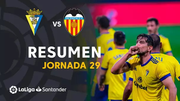 Resumen de Cádiz CF vs Valencia CF (2-1)