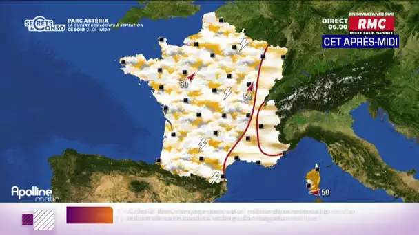 Météo: fin de la vigilance orange, des averses orageuses attendues ce jeudi