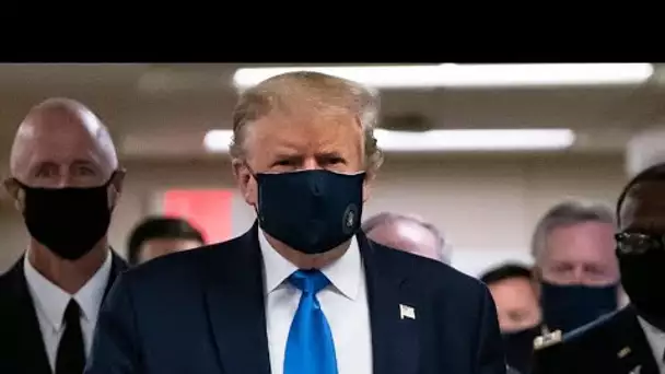 Covid-19 : Donald Trump porte un masque en public pour la première fois