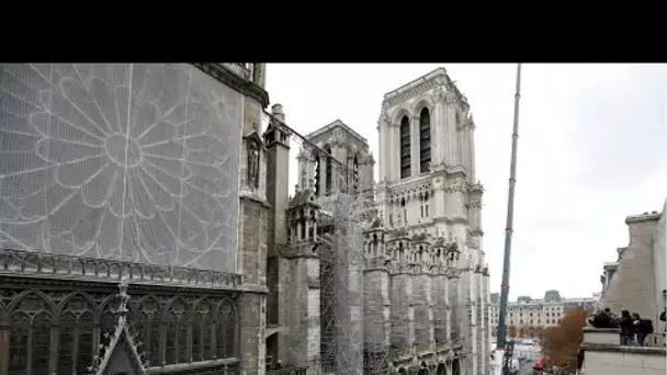 Une vidéo révèle l'ampleur des travaux à l’intérieur de Notre-Dame, huit mois après l'incendie