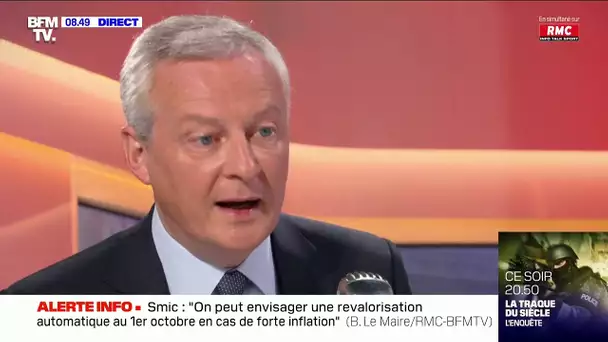 Bruno Le Maire répond aux questions de Jean-Jacques Bourdin