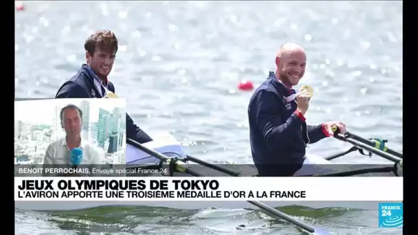 JO de Tokyo : Matthieu Androdias et Hugo Boucheron décrochent l'or en aviron • FRANCE 24