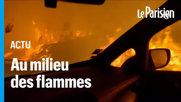 Incendie au Portugal : il se filme sur une autoroute cernée par les flammes