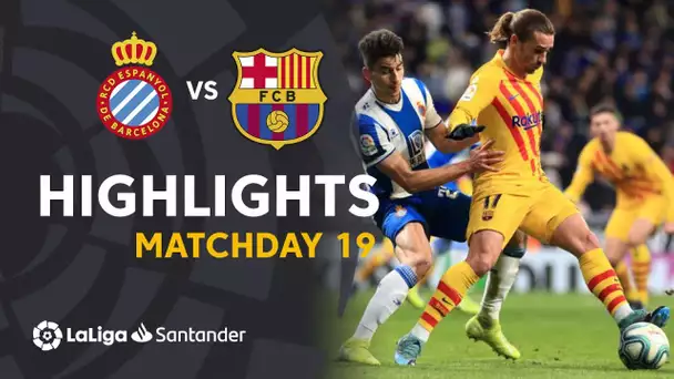 Highlights RCD Espanyol vs FC Barcelona (2-2)