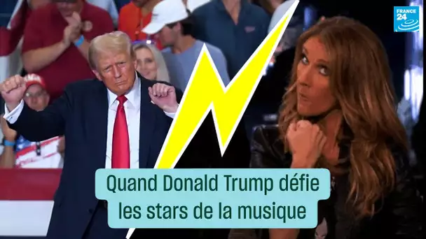 Quand Donald Trump défie les stars de la musique • FRANCE 24