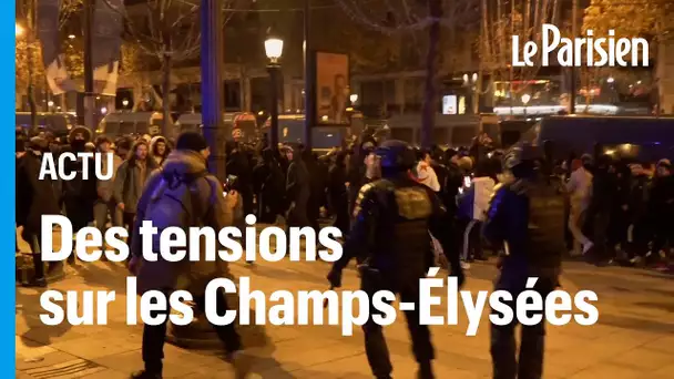 Des tensions sur les Champs-Elysées et plus de 100 interpellations après le match France-Maroc