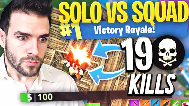 Le Meilleur Top1?🥇19 KILLS en SOLO vs SQUAD avec 5 HP ► Fortnite Top 1 Battle Royale