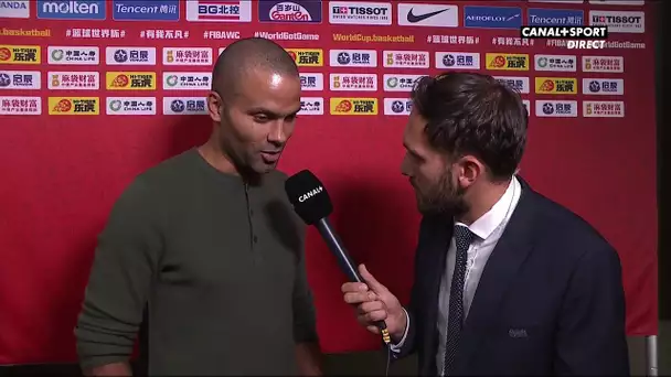 Tony Parker réagit à la médaille française