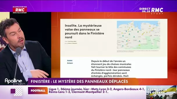 Finistère : le mystère des panneaux déplacés