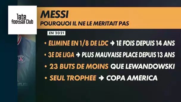 Messi : pourquoi il ne méritait pas le Ballon d'Or ?