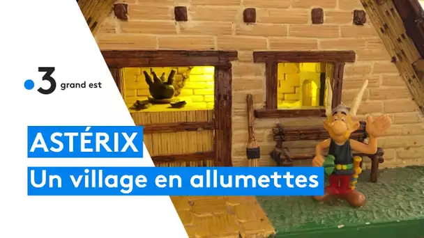 Fan d'Astérix, il reproduit son village avec 700 000 allumettes