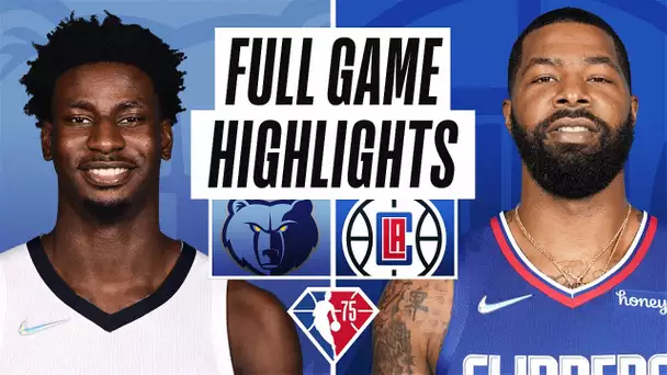 GRIZZLIES at CLIPPERS | FULL GAME HIGHLIGHTS | January 8, 2022