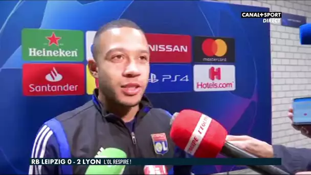 La réaction de Memphis Depay après Leipzig/Lyon