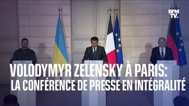 Volodymyr Zelensky à Paris: la conférence de presse en intégralité