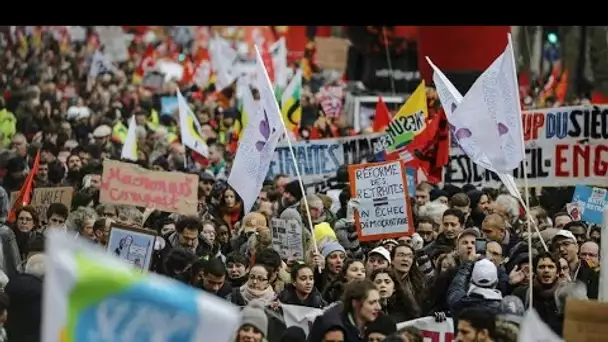 Réforme des retraites : mobilisation en baisse pour un 8e défilé dans le calme