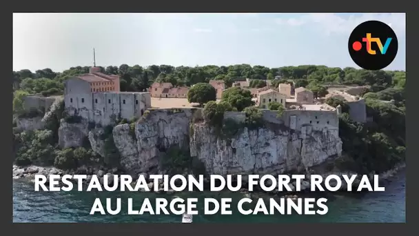 Rénovation XXL du fort Royal de l'île Sainte-Marguerite au large de Cannes