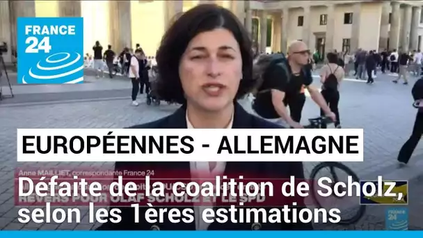 Européennes 2024 : défaite de la coalition de Scholz en Allemagne, selon les premières estimations