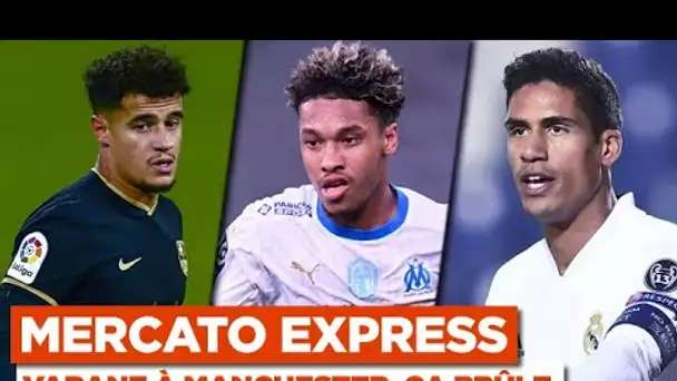 TRANSFERTS : Varane, Coutinho, OM… Les infos Mercato du 26 juillet !