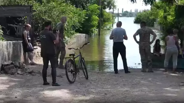 Destruction du barrage de Kakhovka : les routes inaccessibles, les villages coupés du monde