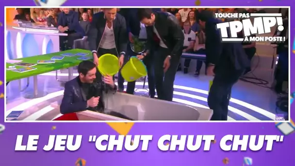 Le jeu "chut chut chut" de Philippe Lacheau avec Cyril Hanouna et les chroniqueurs