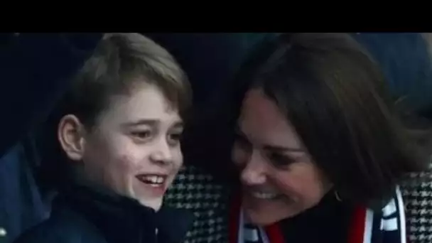 Je vais pleurer!' George suscite la frénésie des fans en rejoignant Kate et William aux Six Nations