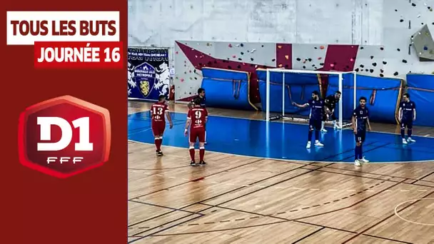 D1 Futsal, journée 16 : Tous les buts