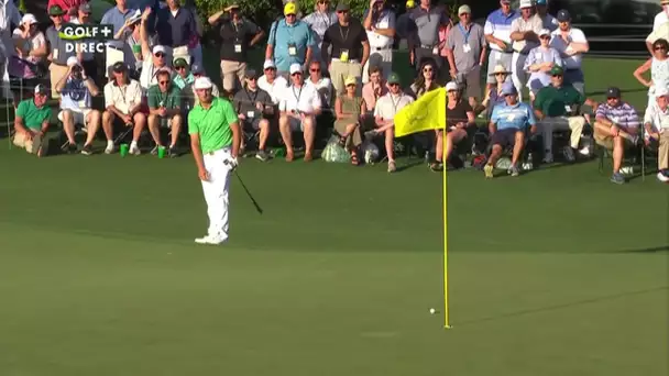 The Masters 2019 - Bryson DeChambeau sort un chip exceptionnel sur le 17 !