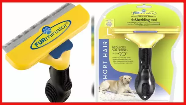 Furminator De-Shedding Tool for Large Dogs with Short Hair