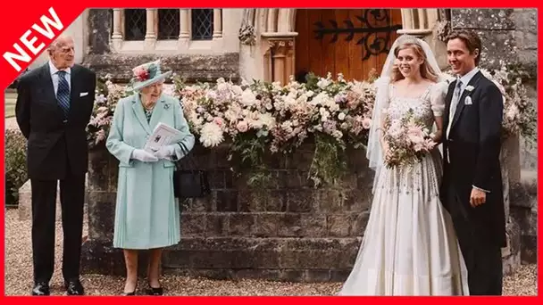 ✅  Mariage de Beatrice d'York : sa tiare et sa robe héritées d'Elizabeth II