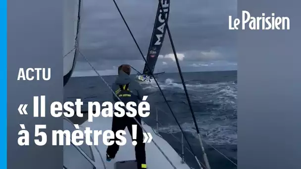 L'incroyable vidéo de Charlie Dalin qui frôle le bateau François Gabart au milieu de l’Atlantique