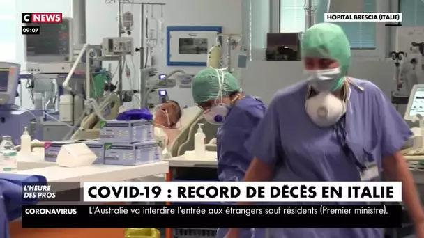 Coronavirus : le bilan s'alourdit en Italie où les hôpitaux sont à bout de souffle